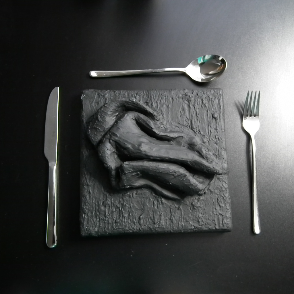 Comfort Zone Mini #06 — Strukturbild Schwarz