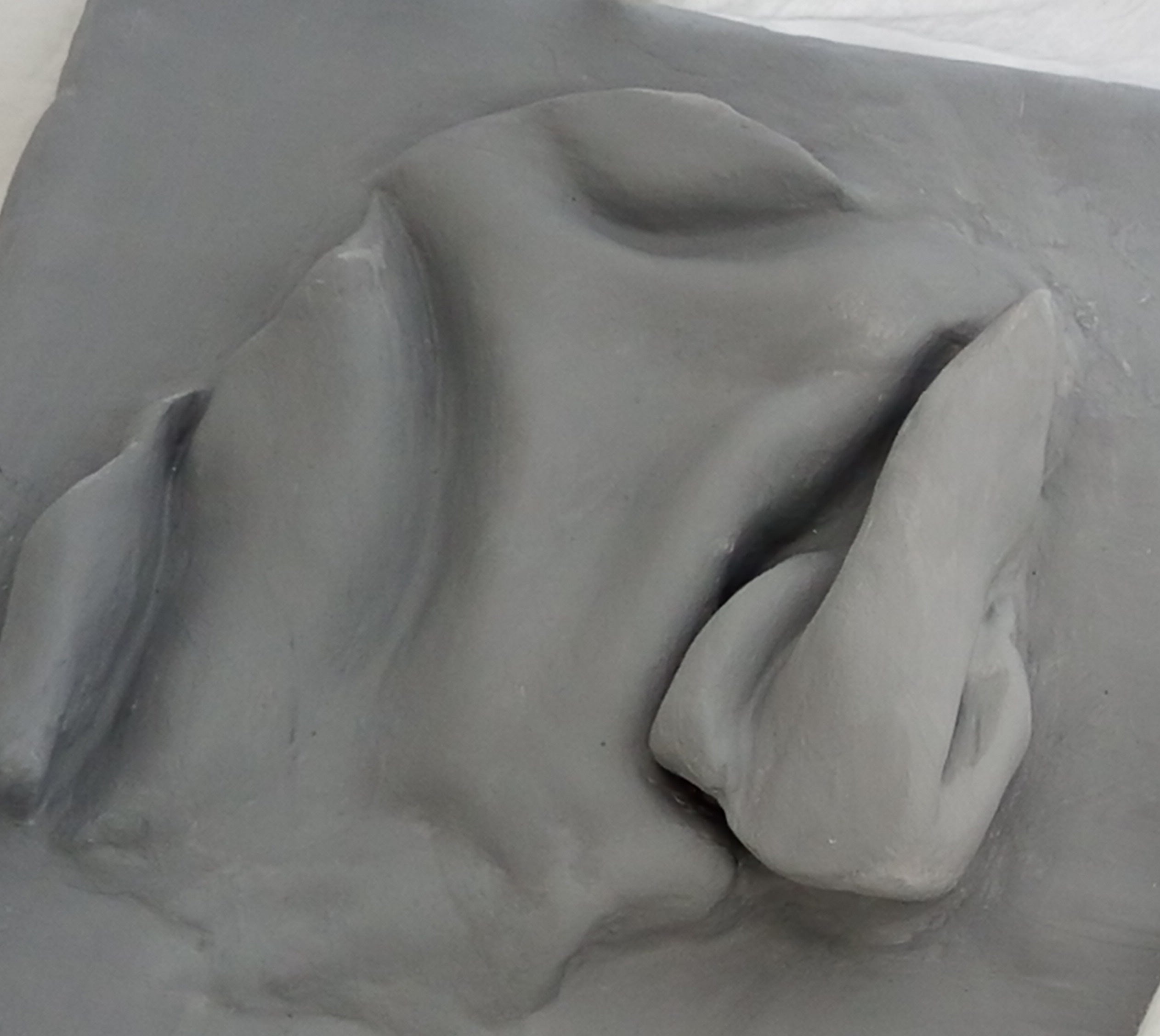 Comfort Zone Mini #02 — Strukturbild Grau