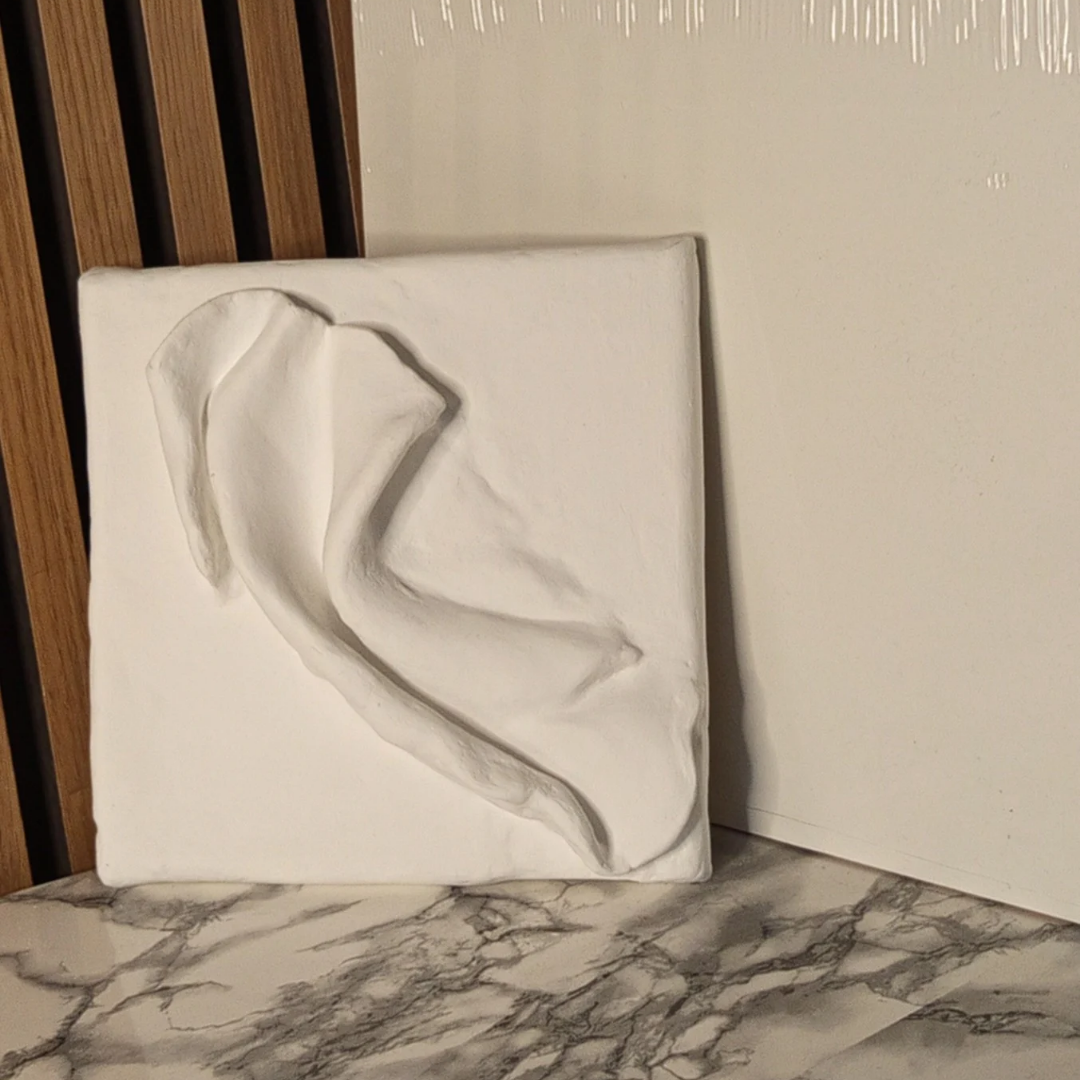 Comfort Zone Mini #01 — Strukturbild Weiß