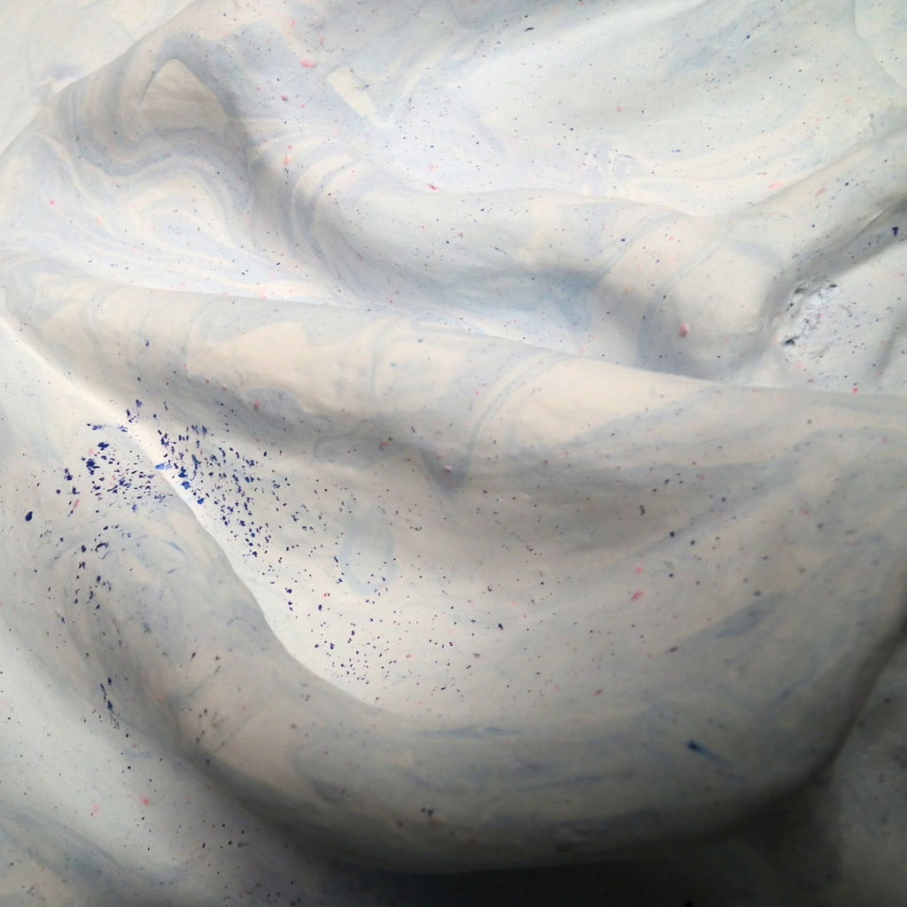 Comfort Zone Mini #04 — Strukturbild Marmoroptik Baby Blue