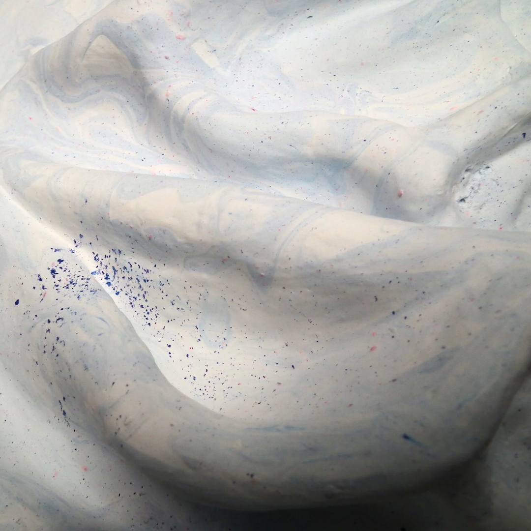 Comfort Zone Mini #04 — Strukturbild Marmoroptik Baby Blue