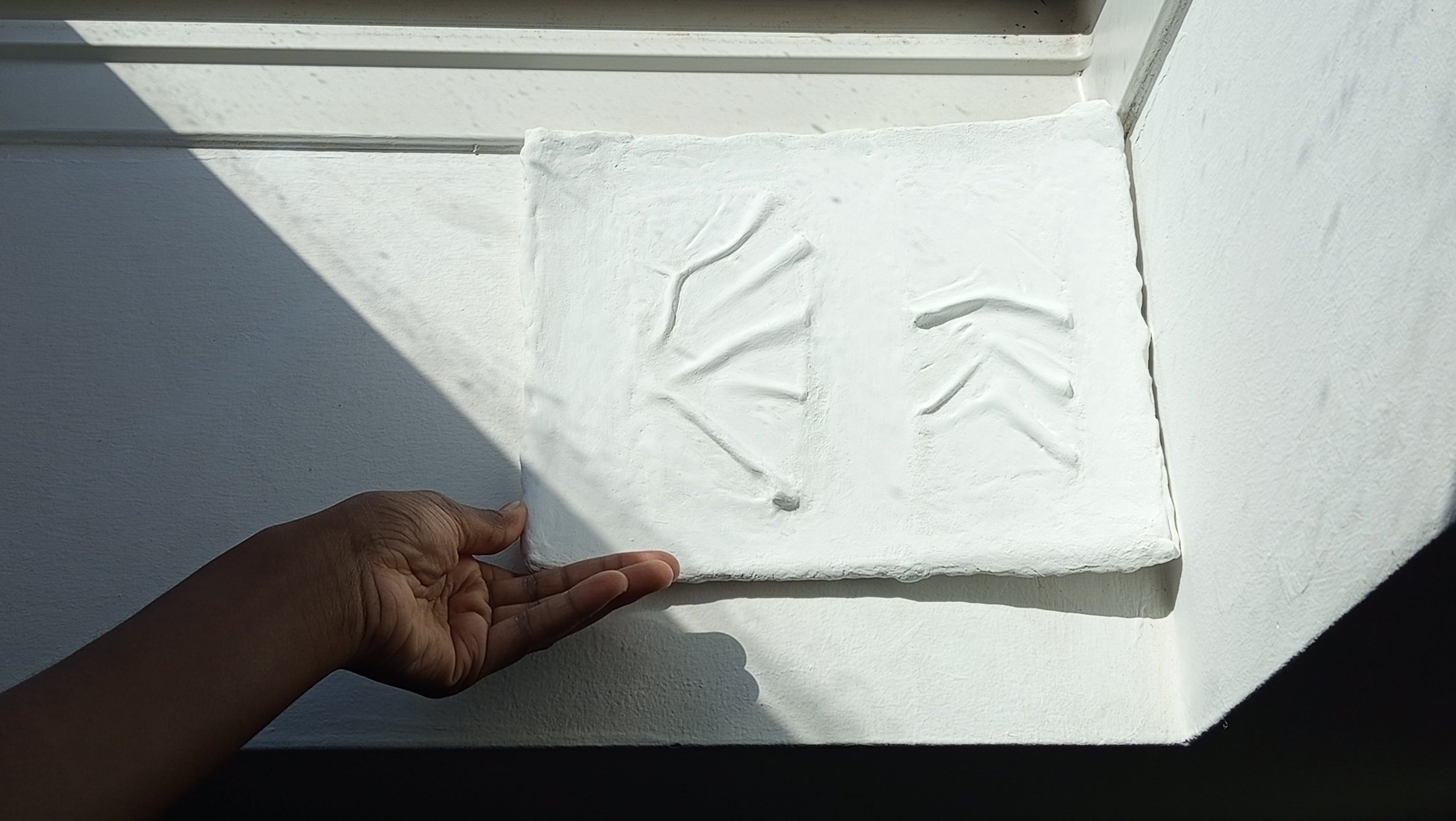 Comfort Zone #01 — Strukturbild Weiß